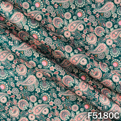 Digital Print Pashmina Fabric - F5180